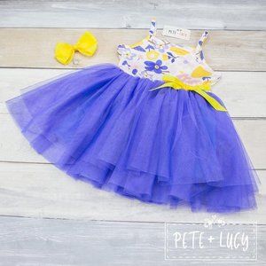 Tulle dress lemon twist theme
